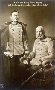 Emperador Francisco José y Heredero Archiduque Carlos